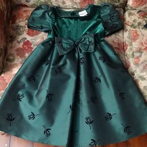 Green Rose Dress